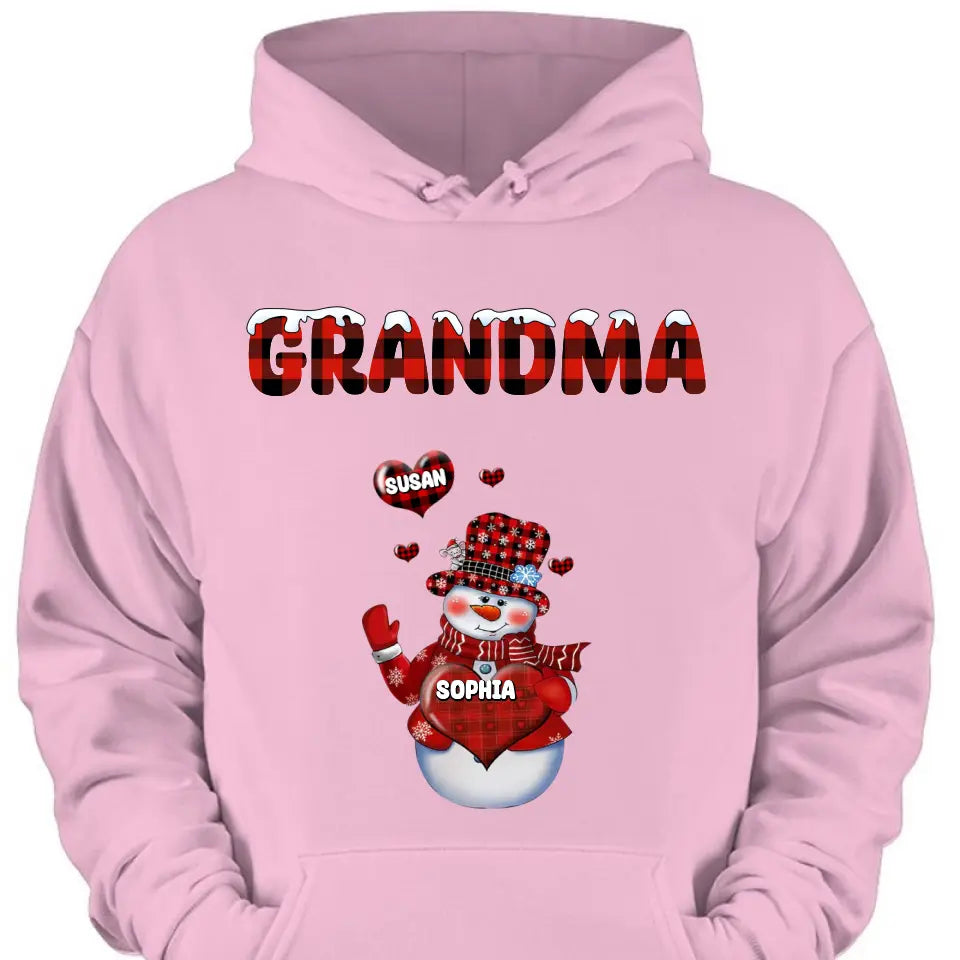 Personalized grandma Xue Xinxin and child’s name Christmas gift printed clothes