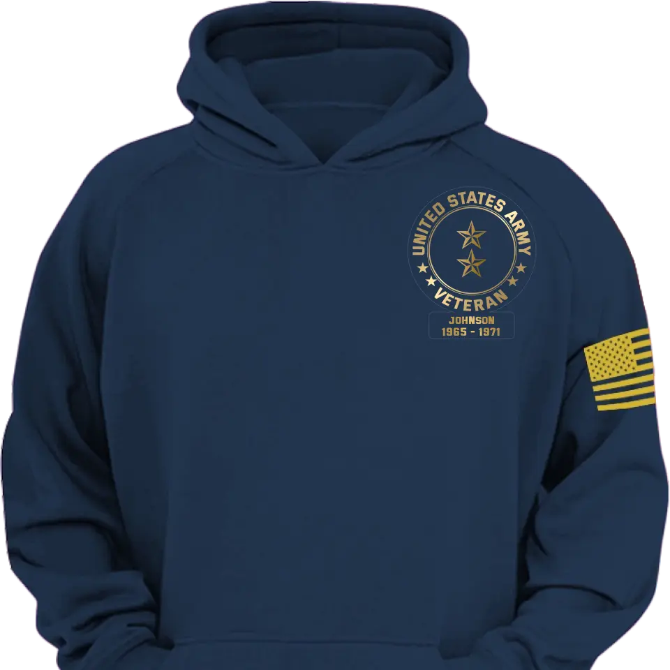 Custom Personalized US Veteran Clothing - Express Your Support and Gratitude