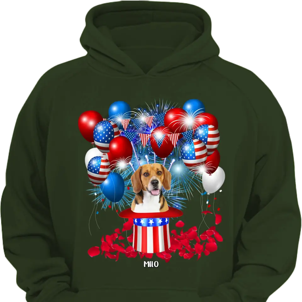 Limited Edition Dog 4th Of July - Personalized T-Shirt, 4th Of July Dog