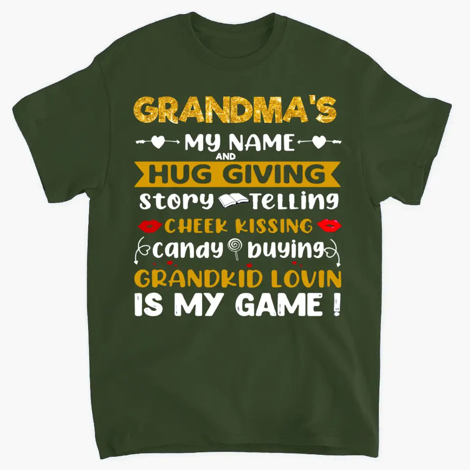 PERSONALIZED Grandma's nickname TSHIRT