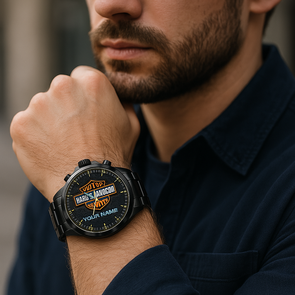 Harley-Davidson Black Watch β The Perfect Gift for True Riders ποΈ