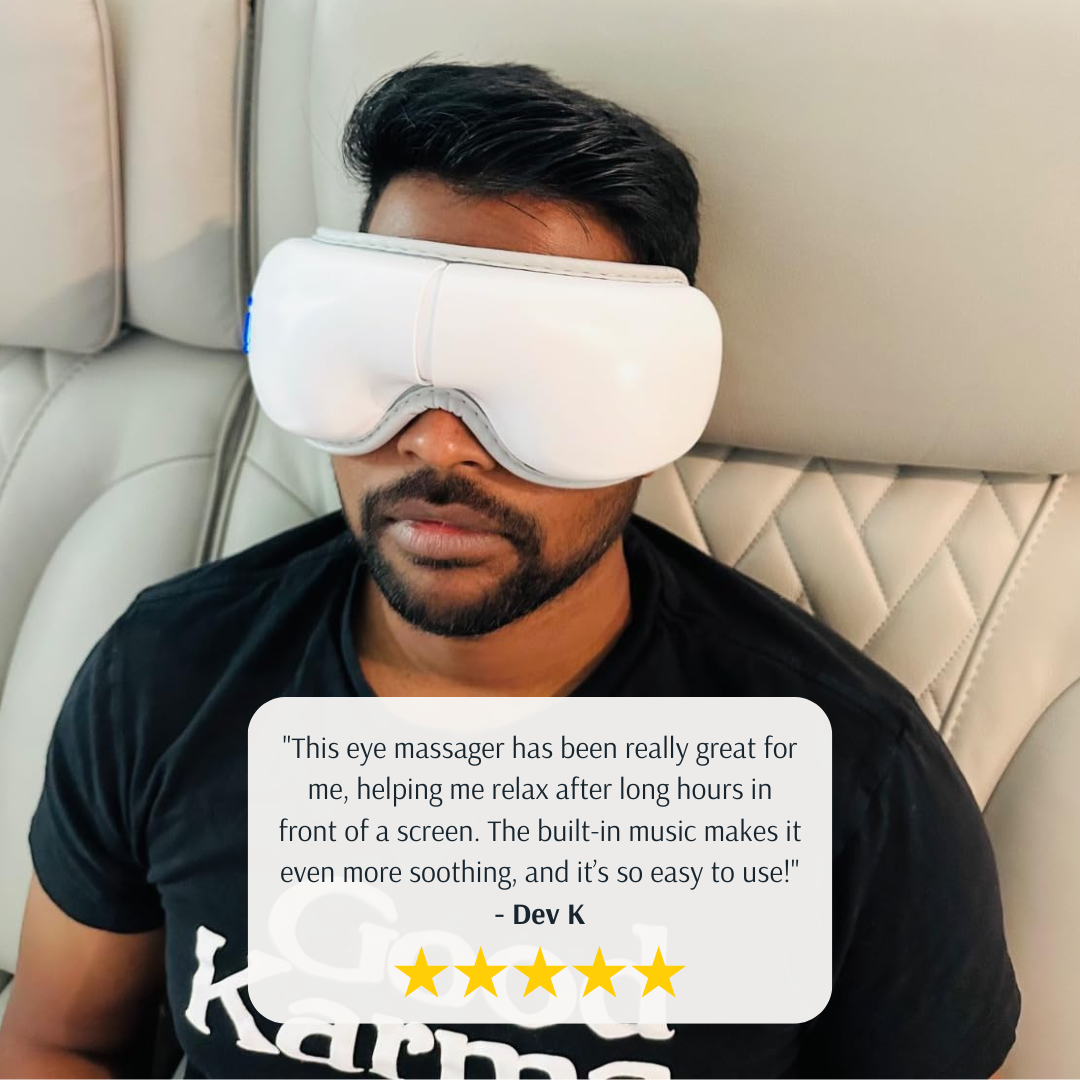 Advanced Eye Massager for Instant Relief & Better Sleep – Say Goodbye to Eye Strain, Headaches, and Sleepless Nights