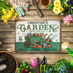 Vintage Customized Classic Metal Signs - Garden Signs - Gift For Garden Lovers