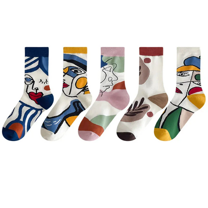 Abstract Art Socks: Elevate Your Style with Creative Comfort