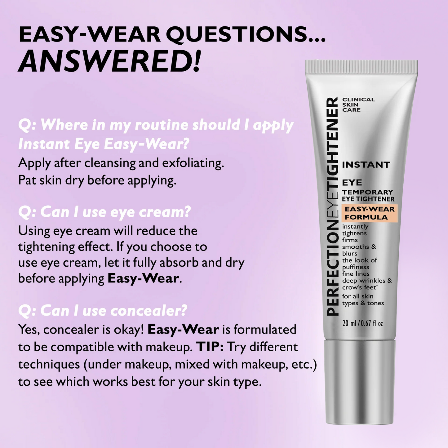 Eye Tightener EasyWear Formula With Brush Free!