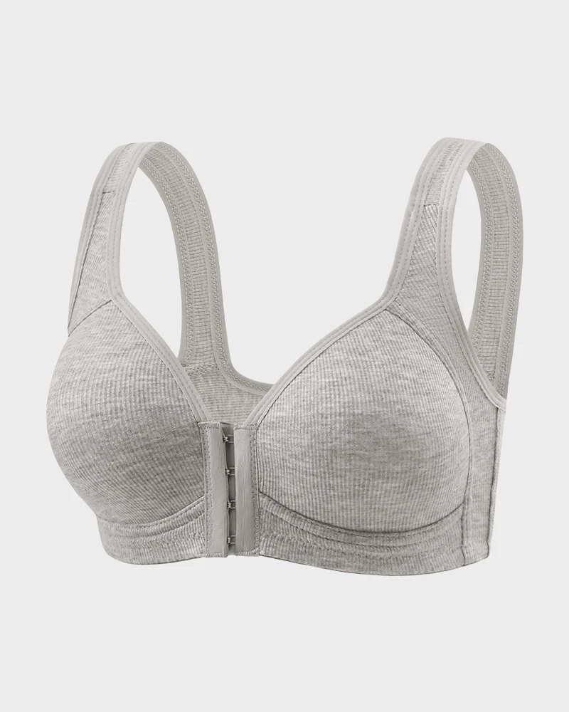 Easy-On Front Closure Wireless Support Bra