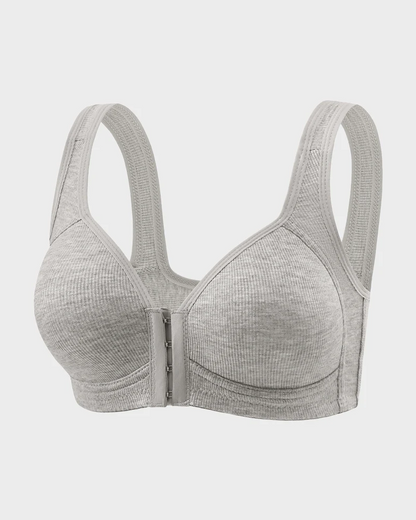 Easy-On Front Closure Wireless Support Bra