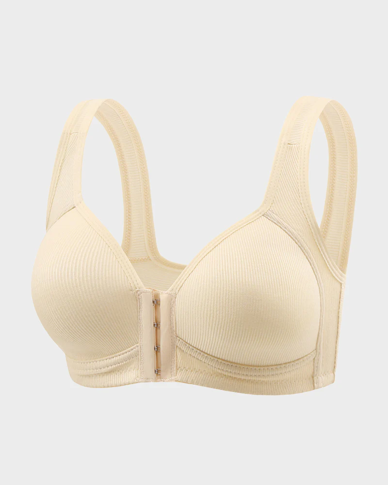 Easy-On Front Closure Wireless Support Bra