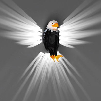 Black Eagle Wall Lamp | Modern LED Wall Decor | Party & Holiday Atmosphere Light