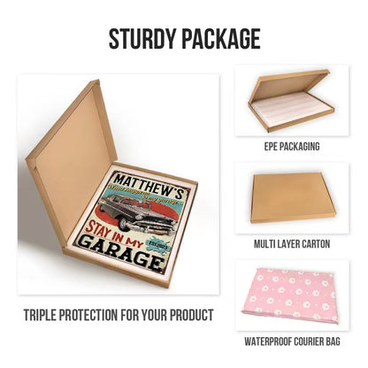 There's Like A Lot Of Plants In Garden  - Gift For Mom - Personalized Custom Classic Metal Signs