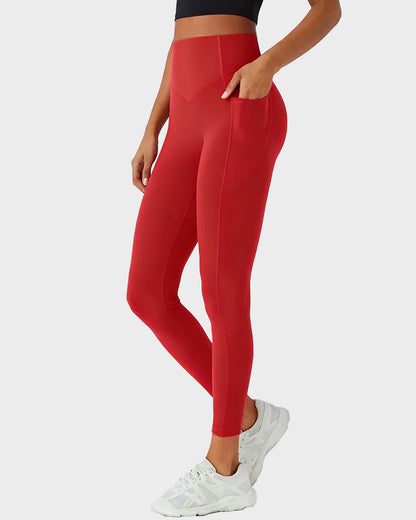 Tummy Control Butt-Lifting Training Leggings with Pockets