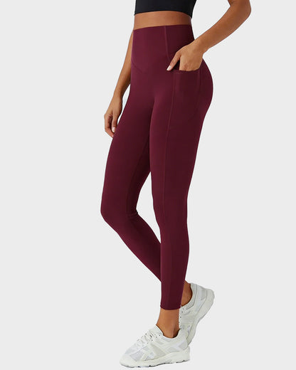 Tummy Control Butt-Lifting Training Leggings with Pockets