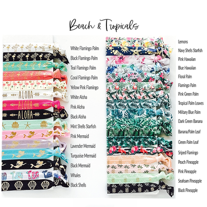 FOR YOUR PONY Girls Birthday Party Favors | Kids Hair Tie Favor | Personalized Favor For Kids Birthday