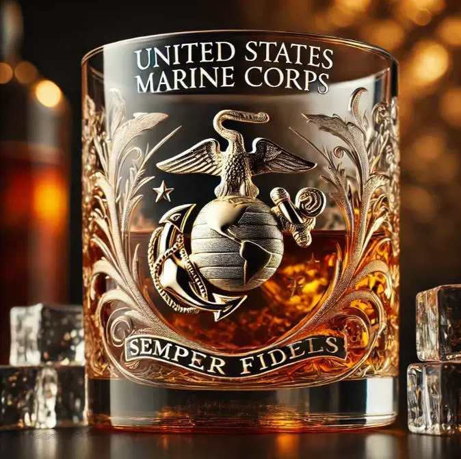 Honoring Our Heroes: The Veteran Tribute Glass