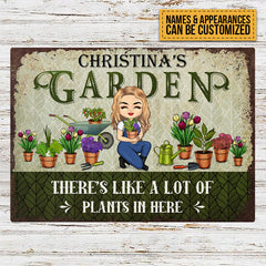 Personalized Custom Classic Metal Signs Gardening Lover Gift Garden Signs Gift For Garden Lovers