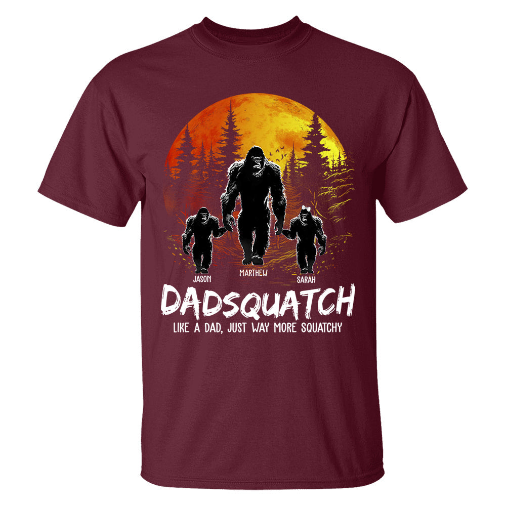 Papasquatch Shirt, Father's Day Custom Shirt, Gift For Dad