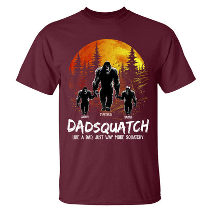 Papasquatch Shirt, Father's Day Custom Shirt, Gift For Dad