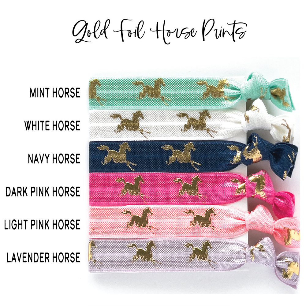 FOR YOUR PONY Girls Birthday Party Favors | Kids Hair Tie Favor | Personalized Favor For Kids Birthday