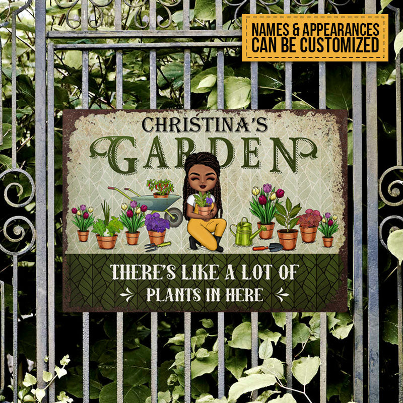 Personalized Custom Classic Metal Signs Gardening Lover Gift Garden Signs Gift For Garden Lovers