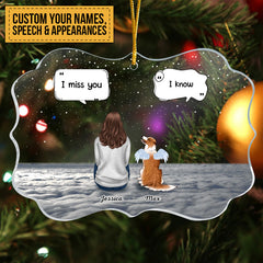 Personalized Ornament - Gift For Pet Loss Owners, Dog Mom, Dog Dad, Dog Lover