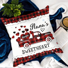 Personalized Pillow Case - Gift For Grandma - Grandma's Sweethearts