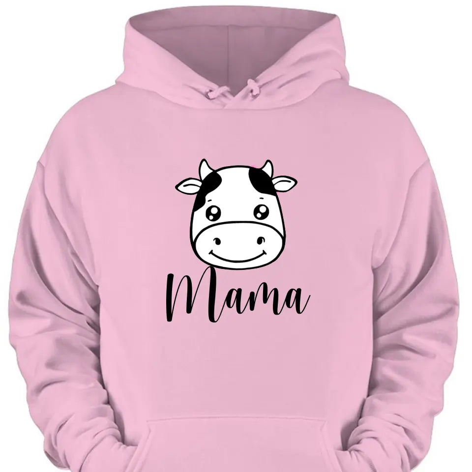 Personalized cow clothing for parents and children