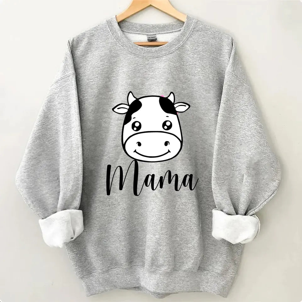 Personalized cow clothing for parents and children