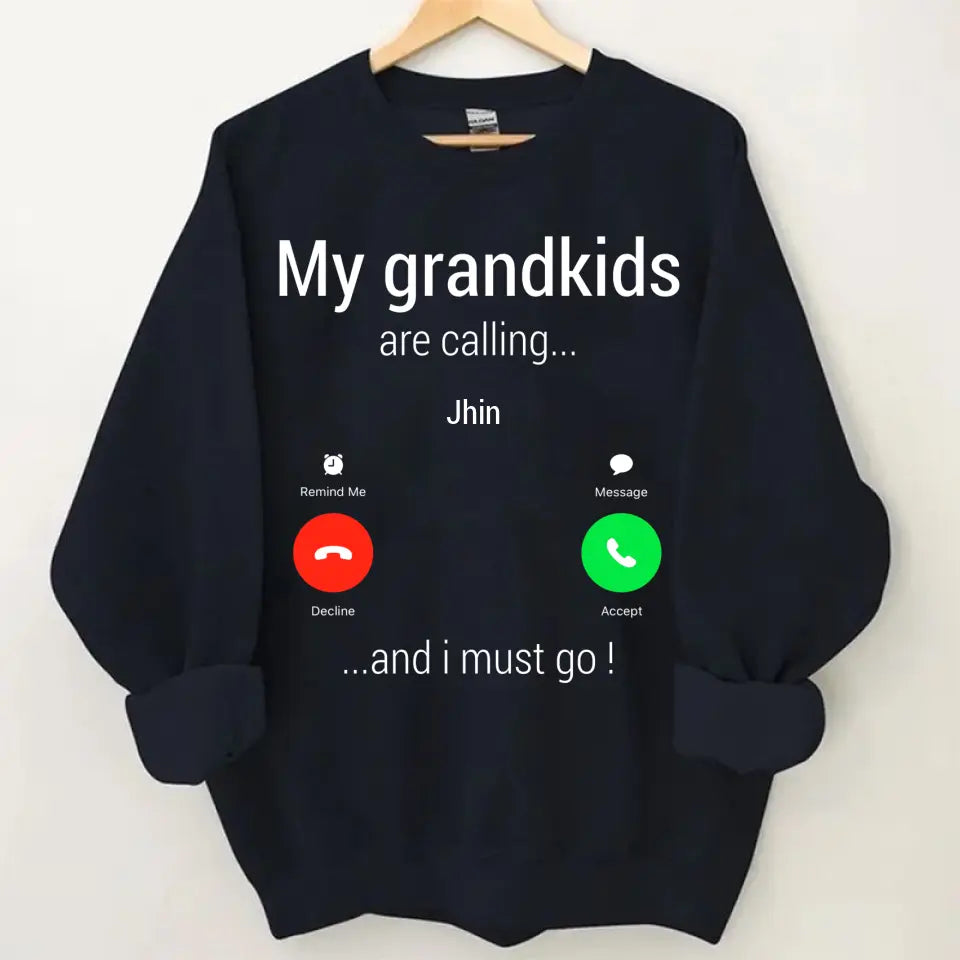 Personalized grandma kid printed clothing