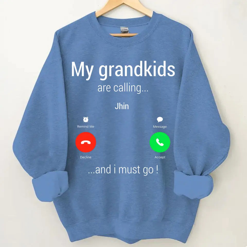 Personalized grandma kid printed clothing