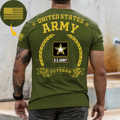 Military Custom Division - Veterans Personalized Shirt - Veterans Day Gifts for Dad and Grandpa