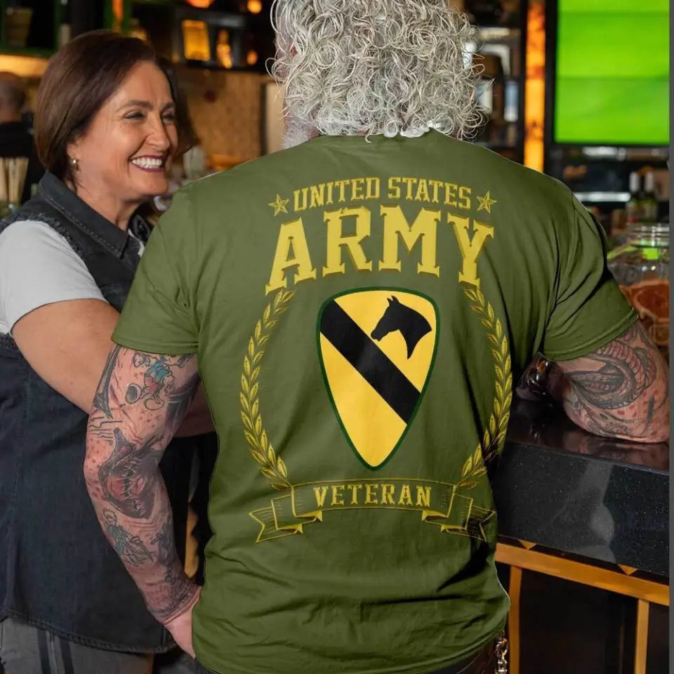 Military Custom Division - Veterans Personalized Shirt - Veterans Day Gifts for Dad and Grandpa