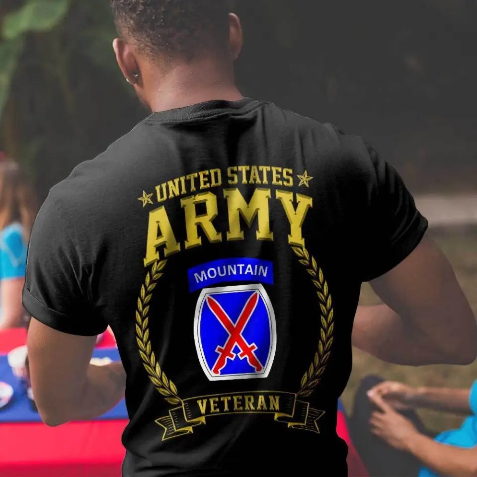 Military Custom Division - Veterans Personalized Shirt - Veterans Day Gifts for Dad and Grandpa