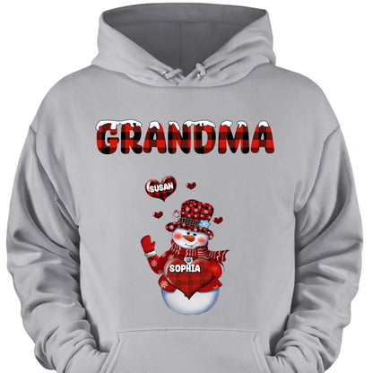 Personalized grandma Xue Xinxin and child’s name Christmas gift printed clothes