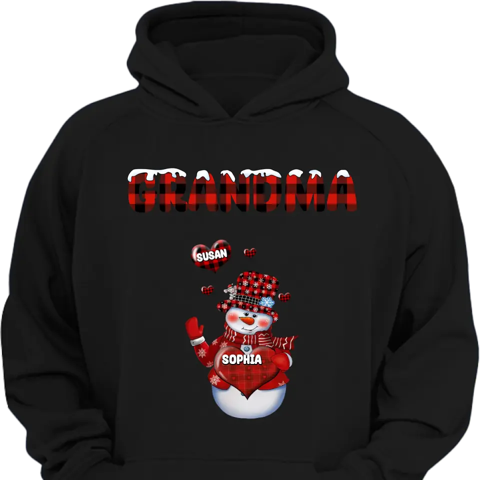 Personalized grandma Xue Xinxin and child’s name Christmas gift printed clothes