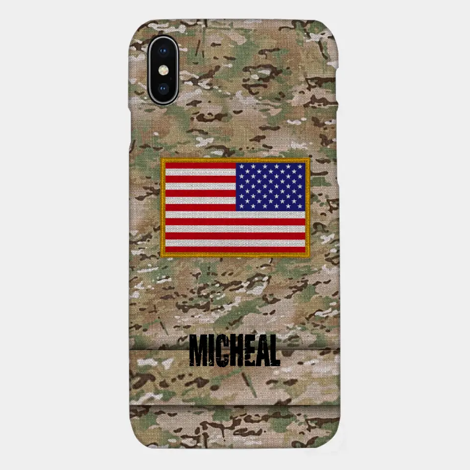 Personalized U.S Soldier Phone Case