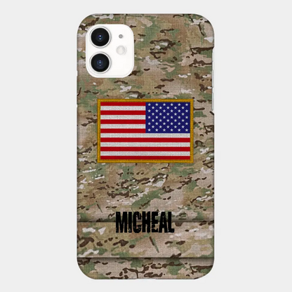 Personalized U.S Soldier Phone Case