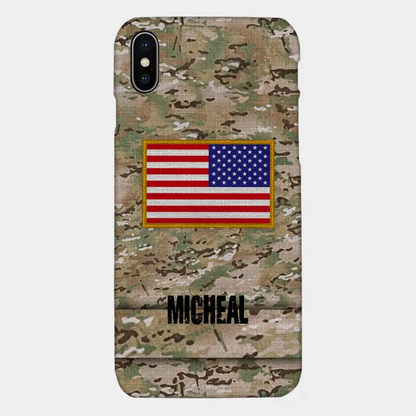 Personalized U.S Soldier Phone Case