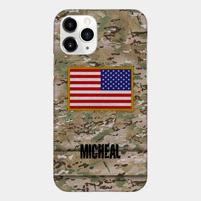 Personalized U.S Soldier Phone Case