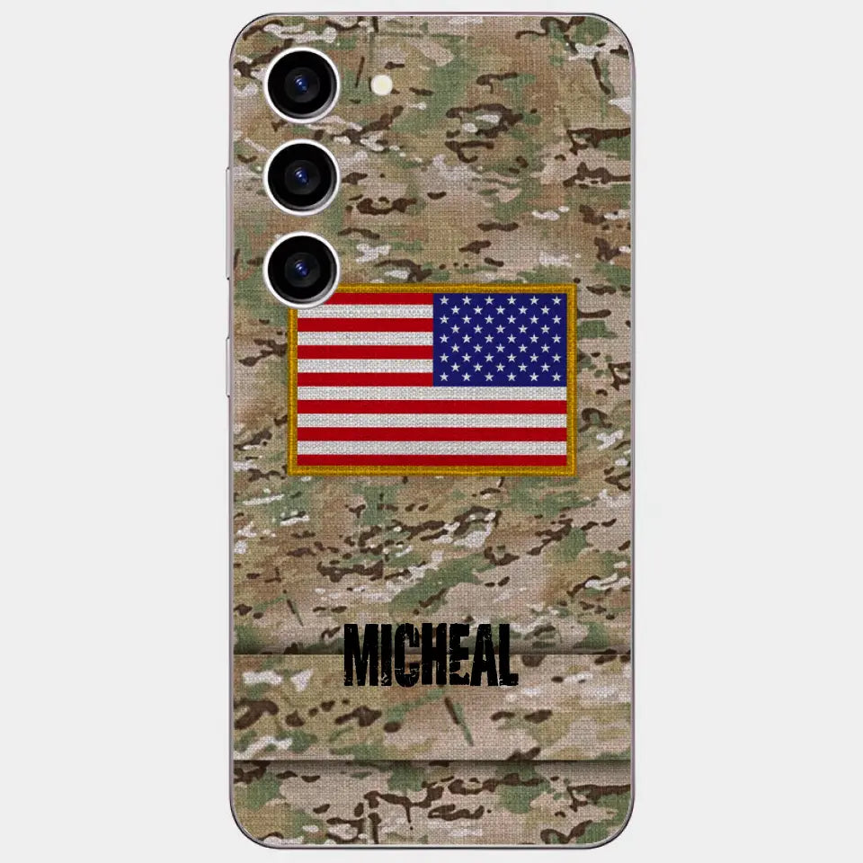 Personalized U.S Soldier Phone Case