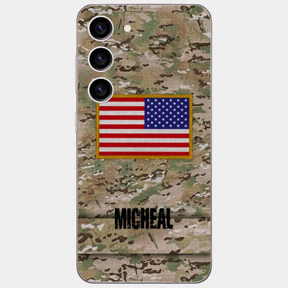 Personalized U.S Soldier Phone Case