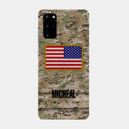 Personalized U.S Soldier Phone Case