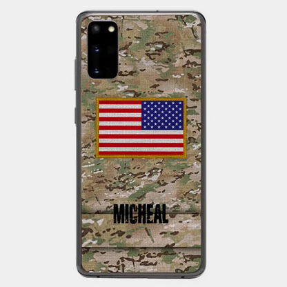 Personalized U.S Soldier Phone Case
