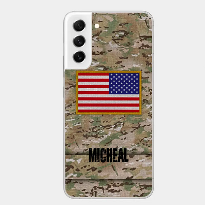 Personalized U.S Soldier Phone Case