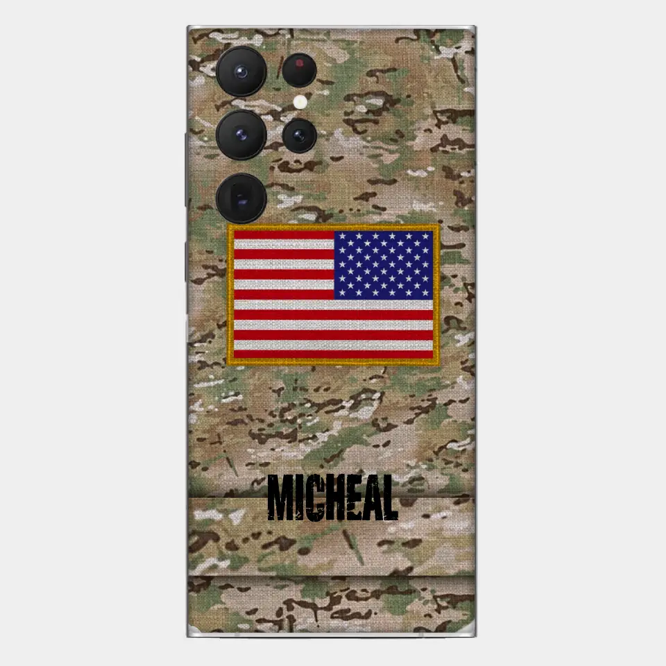 Personalized U.S Soldier Phone Case