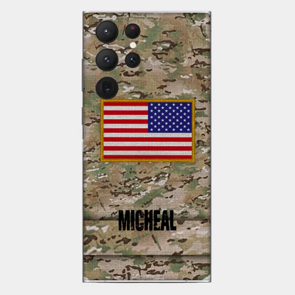 Personalized U.S Soldier Phone Case