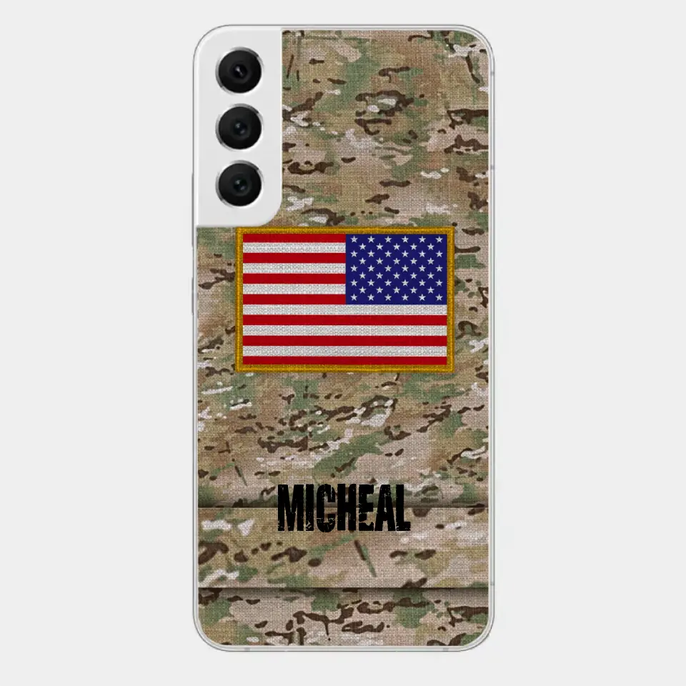 Personalized U.S Soldier Phone Case