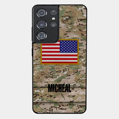 Personalized U.S Soldier Phone Case