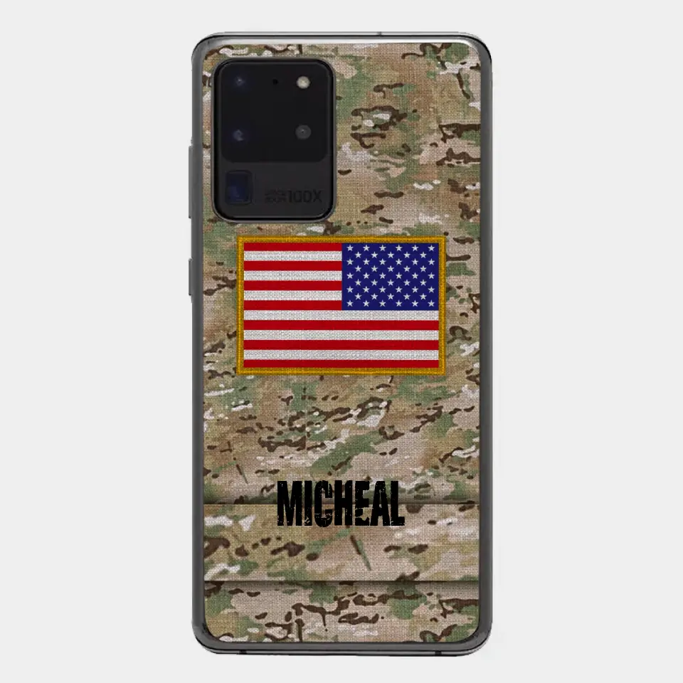Personalized U.S Soldier Phone Case