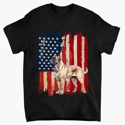 Personalized dog flag printed clothing gifts for dog lovers