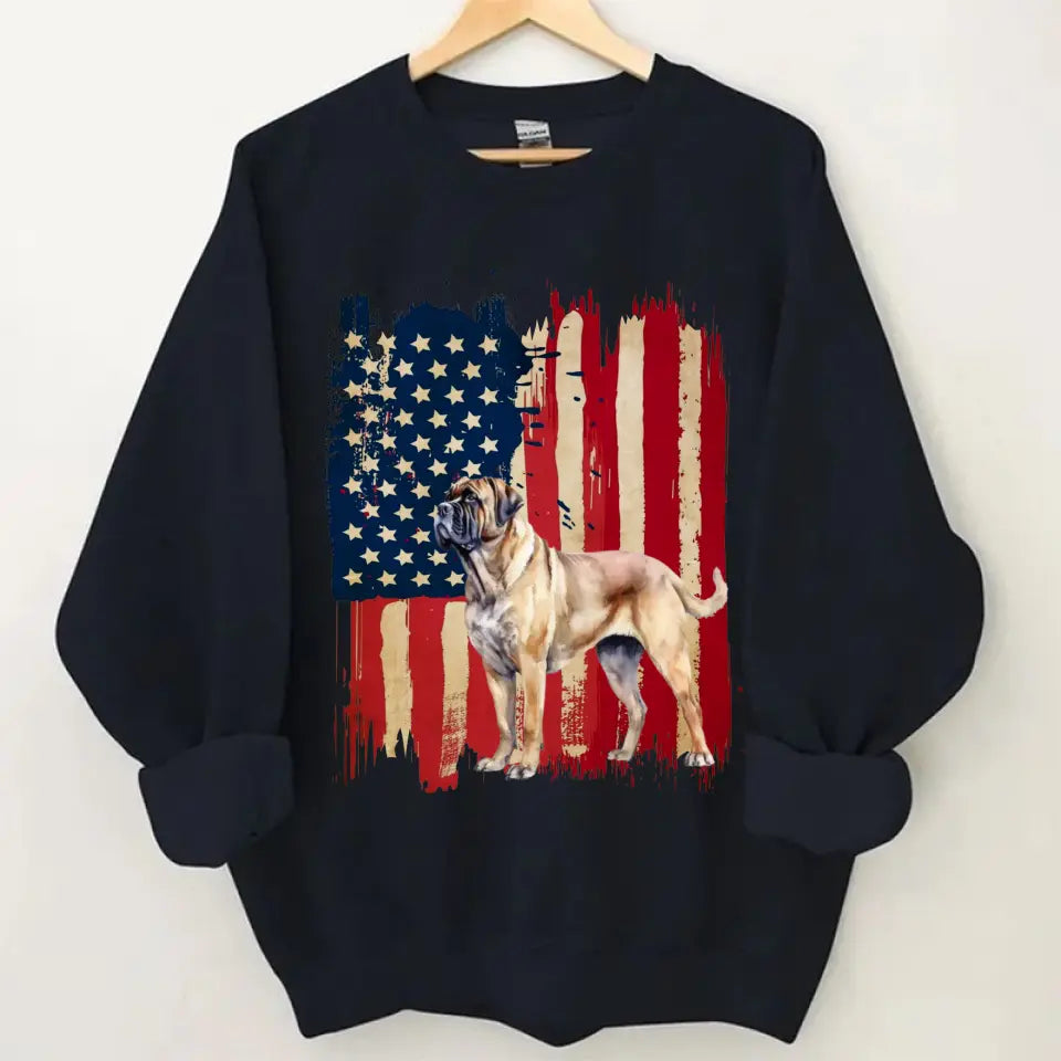 Personalized dog flag printed clothing gifts for dog lovers